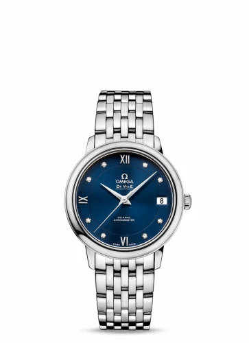 Omega De Ville Prestige Co-Axial 32.7 Stainless Steel / Blue / Stainless Steel 424.10.33.20.53.001 (42410332053001)